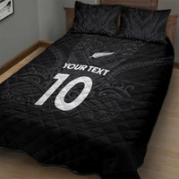 Custom Aotearoa Rugby Quilt Bed Set The Blacks-Sporty T90 Style - Polynesian Pride