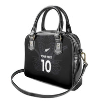 Custom Aotearoa Rugby Shoulder Handbag The Blacks-Sporty T90 Style - Polynesian Pride