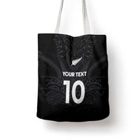 Custom Aotearoa Rugby Tote Bag The Blacks-Sporty T90 Style - Polynesian Pride