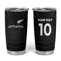 Custom Aotearoa Rugby Tumbler Cup The Blacks-Sporty T90 Style - Polynesian Pride