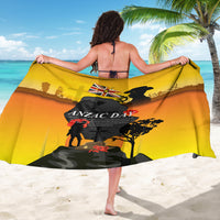 Niue ANZAC Day Sarong Soldier and Gallipoli Lest We Forget LT03 - Polynesian Pride