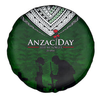 Norfolk Island ANZAC Day Spare Tire Cover Soldier Lest We Forget Camouflage LT03 - Polynesian Pride