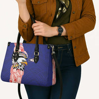 American Samoa Flag Day Leather Bag Tribal Tattoo with Eagle Blue-Red LT03 - Polynesian Pride