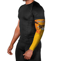 Personalised American Samoa Flag Day Arm Sleeves Fautasi Race Pago Pago-Aeto Eagle Wings Tribal Style LT03 - Polynesian Pride