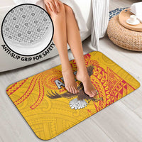 American Samoa Flag Day Bathroom Set Fautasi Race Pago Pago-Aeto Eagle Wings Tribal Style LT03 - Polynesian Pride
