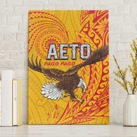 American Samoa Flag Day Canvas Wall Art Fautasi Race Pago Pago-Aeto Eagle Wings Tribal Style LT03 Without Frame Multicolor - Polynesian Pride