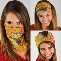 American Samoa Flag Day Neck Gaiter Fautasi Race Pago Pago-Aeto Eagle Wings Tribal Style LT03 - Polynesian Pride
