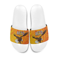 American Samoa Flag Day Slide Sandals Fautasi Race Pago Pago-Aeto Eagle Wings Tribal Style LT03 Multicolor - Polynesian Pride