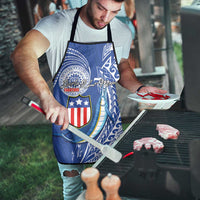 American Samoa Flag Day Apron Fautasi Race Fagatogo-Iseula O Le Moana Sailfish Tribal Style