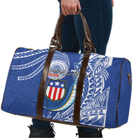 American Samoa Flag Day Travel Bag Fautasi Race Fagatogo-Iseula O Le Moana Sailfish Tribal Style