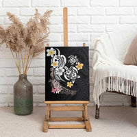 Hawaiian Tropical Plumeria Turtles Canvas Wall Art Polynesian Art Tattoo LT03 - Polynesian Pride