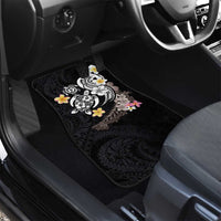 Hawaiian Tropical Plumeria Turtles Car Mats Polynesian Art Tattoo