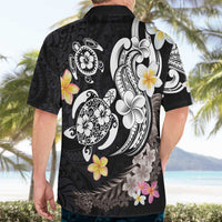 Hawaiian Tropical Plumeria Turtles Hawaiian Shirt Polynesian Art Tattoo LT03 - Polynesian Pride