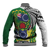 Cook Islands Independence Day Baseball Jacket National Flag and Emblem with Tatau Tattoo LT03 - Polynesian Pride