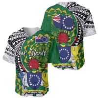 Cook Islands Independence Day Baseball Jersey National Flag and Emblem with Tatau Tattoo