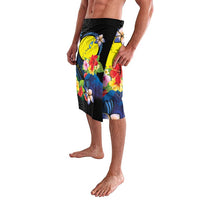 Palau Independence Day Lavalava Melanesian Tattoo with Hibiscus