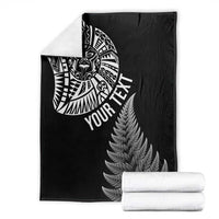 Personalised New Zealand Maori Art Tattoo and Silver Fern Blanket LT03 - Polynesian Pride