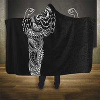 Polynesian Art Traditional Tattoo Pattern Hooded Blanket LT03 - Polynesian Pride