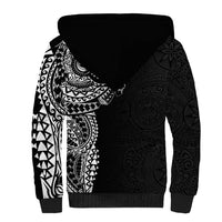 Polynesian Art Traditional Tattoo Pattern Sherpa Hoodie LT03 - Polynesian Pride