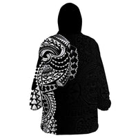 Polynesian Art Traditional Tattoo Pattern Wearable Blanket Hoodie LT03 - Polynesian Pride