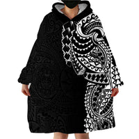 Polynesian Art Traditional Tattoo Pattern Wearable Blanket Hoodie LT03 - Polynesian Pride