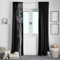 Polynesian Art Traditional Tattoo Pattern Window Curtain LT03 - Polynesian Pride