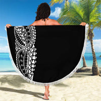 Polynesian Art Traditional Tattoo Beach Blanket Simple Style LT03 - Polynesian Pride