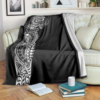 Polynesian Art Traditional Tattoo Blanket Simple Style LT03 Black - Polynesian Pride