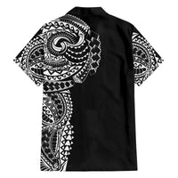 Polynesian Art Traditional Tattoo Family Matching Puletasi and Hawaiian Shirt Simple Style LT03 - Polynesian Pride