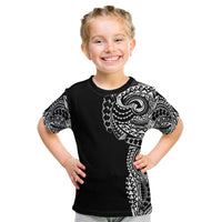 Polynesian Art Traditional Tattoo Kid T Shirt Simple Style