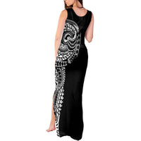 Polynesian Art Traditional Tattoo Tank Maxi Dress Simple Style LT03 - Polynesian Pride