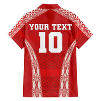 Custom Tonga Pacific Rugby 2024 Hawaiian Shirt Ngatu Tribal Pattern LT03 - Polynesian Pride