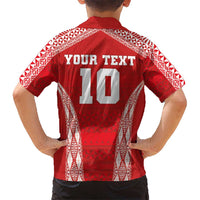 Custom Tonga Pacific Rugby 2024 Hawaiian Shirt Ngatu Tribal Pattern LT03 - Polynesian Pride