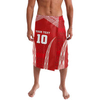Custom Tonga Pacific Rugby 2024 Lavalava Ngatu Tribal Pattern LT03 Red - Polynesian Pride