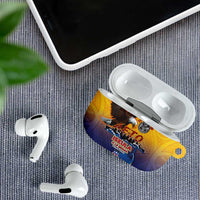 American Samoa Fautasi AirPods Case Bald Eage and Sailfish with Kakau Motifs - Polynesian Pride