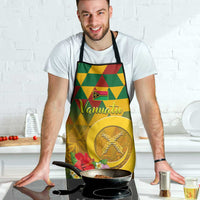 Melanesian Vanuatu Apron With Tapa Tribal Pattern and Triangle Geometric Tricolor LT03 - Polynesian Pride