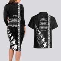 new-zealand-rugby-couples-matching-long-sleeve-bodycon-dress-and-hawaiian-shirt-haka-dance-tribal-god-mask-maori-pattern