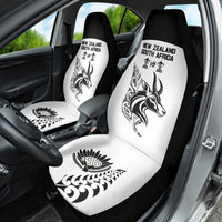 South Africa and New Zealand Car Seat Cover Champion History Go Final 2023 Vintage Style LT03 - Polynesian Pride