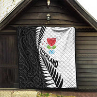 New Zealand Auckland Quilt Auckland's Emblem and Silver Ferns - Maori Art Tattoo