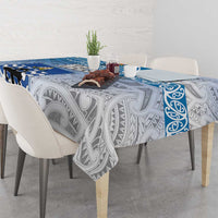 New Zealand Nelson Tablecloth Nelson's Flag and Seal - Maori Art Tattoo LT03 - Polynesian Pride