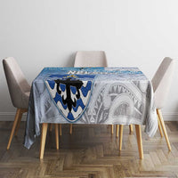 New Zealand Nelson Tablecloth Nelson's Flag and Seal - Maori Art Tattoo LT03 - Polynesian Pride