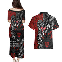 Aotearoa Toitu Te Tiriti Couples Matching Puletasi and Hawaiian Shirt New Zealand Honour the Treaty - Te Tiriti Is Us