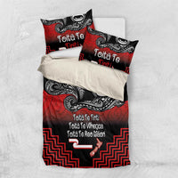 Aotearoa Toitu Te Tiriti Bedding Set New Zealand Honour the Treaty - Fight Together