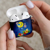 Palau Jellyfish AirPods Case Ocean Heritage Tropical Plants LT03 - Polynesian Pride