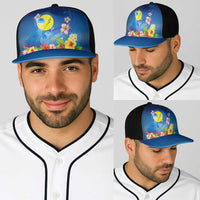 Palau Jellyfish Baseball Net Cap Ocean Heritage Tropical Plants LT03 - Polynesian Pride