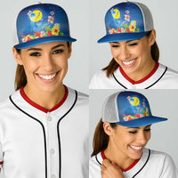 Palau Jellyfish Baseball Net Cap Ocean Heritage Tropical Plants LT03 - Polynesian Pride