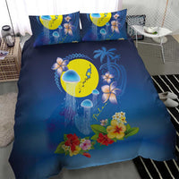 Palau Jellyfish Bedding Set Ocean Heritage Tropical Plants - Polynesian Pride