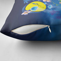 Palau Jellyfish Pillow Cover Ocean Heritage Tropical Plants - Polynesian Pride