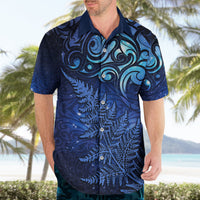 New Zealand Matariki Hawaiian Shirt Maori Pattern and Silver Fern LT03 - Polynesian Pride