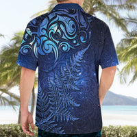 New Zealand Matariki Hawaiian Shirt Maori Pattern and Silver Fern LT03 - Polynesian Pride